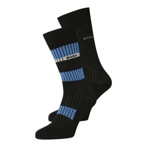 BOSS Black Ponožky  modrá / svetlosivá / čierna