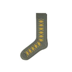 Scalpers Ponožky 'Flurry'  žltá / zelená