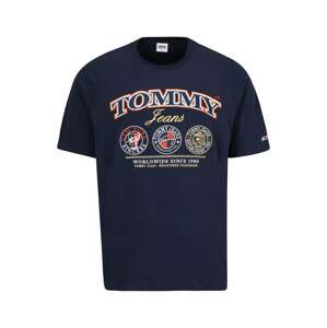 Tommy Jeans Plus Tričko  námornícka modrá / zmiešané farby