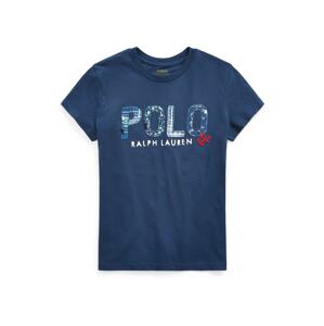 Polo Ralph Lauren Tričko  námornícka modrá / nebesky modrá / červená / biela