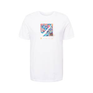 NIKE Funkčné tričko  svetlomodrá / nefritová / ružová / biela