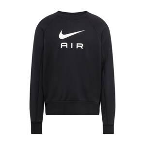 Nike Sportswear Mikina 'Air Swoosh'  čierna / biela
