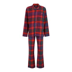 GANT Dlhé pyžamo 'FLANNEL'  zmiešané farby / rubínová