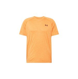 UNDER ARMOUR Funkčné tričko 'Tech 2.0'  oranžová melírovaná / bordová