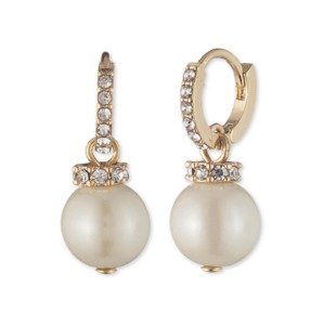 Lauren Ralph Lauren Náušnice  zlatá / priehľadná / perlovo biela