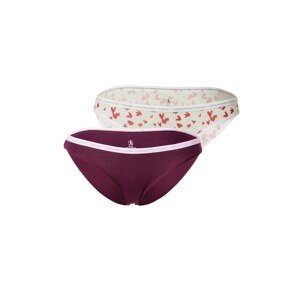 Calvin Klein Underwear Nohavičky  krémová / farba lesného ovocia / ružová / červená