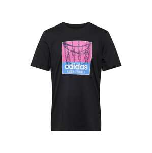 ADIDAS SPORTSWEAR Funkčné tričko  dymovo modrá / ružová / čierna / biela