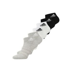 ADIDAS SPORTSWEAR Športové ponožky 'Thin And Light  '  sivá melírovaná / čierna / biela