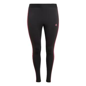 ADIDAS SPORTSWEAR Športové nohavice 'Essentials 3-Stripes '  ružová / čierna