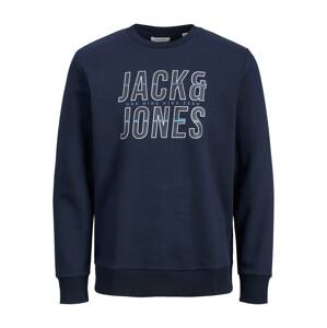 Jack & Jones Junior Mikina 'XILO'  modrá / námornícka modrá / biela