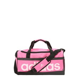 ADIDAS SPORTSWEAR Športová taška 'Essentials Duffel'  ružová / čierna / biela