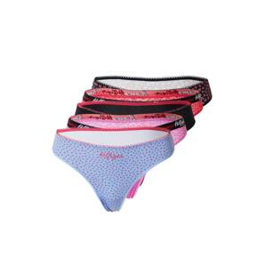 Tommy Hilfiger Underwear Tangá  svetlomodrá / ružová / červená / čierna