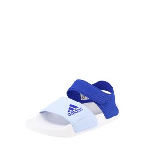 ADIDAS SPORTSWEAR Plážové / kúpacie topánky 'ADILETTE'  kráľovská modrá / svetlomodrá / biela