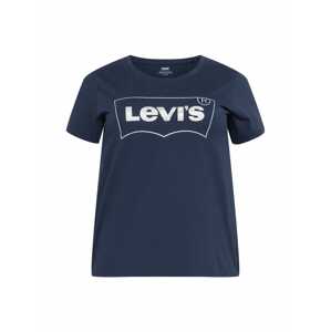 Levi's® Plus Tričko  tmavomodrá / strieborná