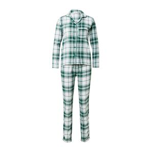 Boux Avenue Pyžamo  zlatá / sivá melírovaná / zelená / biela