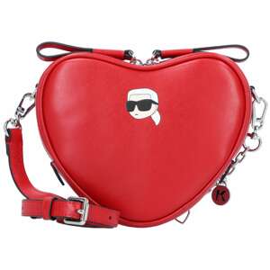 Karl Lagerfeld Taška cez rameno 'Valentine'  červená / čierna / biela