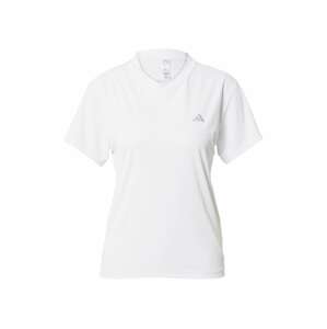 ADIDAS PERFORMANCE Funkčné tričko  striebornosivá / biela