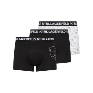 Karl Lagerfeld Boxerky 'Ikonik 2.0'  čierna / biela