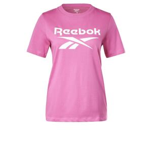 Reebok Sport Tričko  ružová / biela