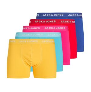JACK & JONES Boxerky  modrá / žltá / ružová / červená