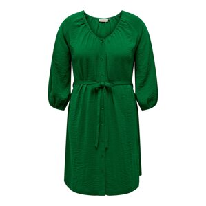 ONLY Carmakoma Košeľové šaty 'Ann Sofie'  trávovo zelená