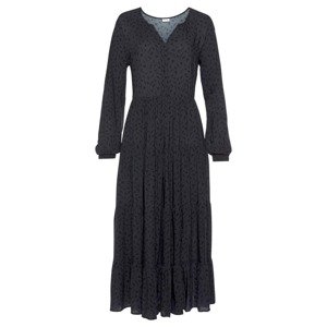 LASCANA Košeľové šaty 'Orient Hipp'  sivá / čierna