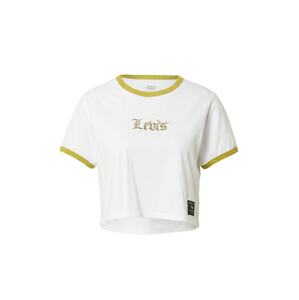 LEVI'S ® Tričko 'Graphic Homeroom Tee'  svetlozelená / biela