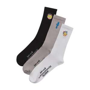 Pull&Bear Ponožky  béžová / modrá / čierna / biela