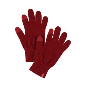 LEVI'S Prstové rukavice  červená / karmínovo červená