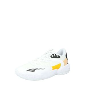 PUMA Športová obuv 'Court Rider 2.0'  žltá / marhuľová / čierna / biela