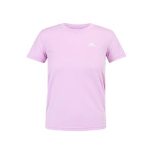 ADIDAS SPORTSWEAR Funkčné tričko 'Aeroready Designed 2 Move 3-Stripes'  sivá / ružová / biela
