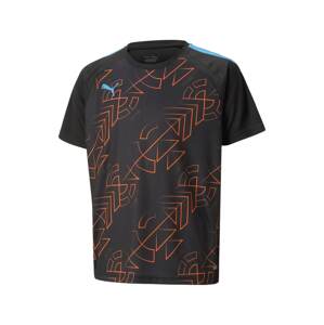 PUMA Funkčné tričko 'TeamLiga'  svetlomodrá / oranžová / čierna