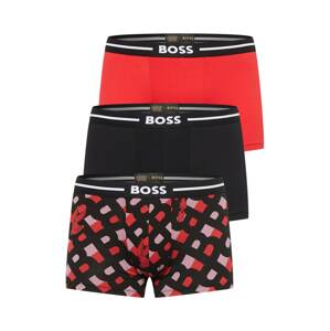BOSS Black Boxerky 'Looney'  ružová / červená / čierna / biela
