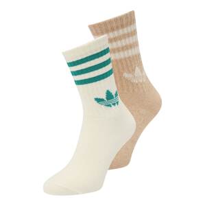ADIDAS ORIGINALS Ponožky  béžová / zelená / biela
