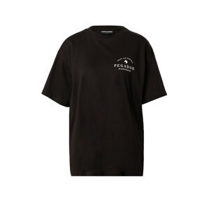 Pegador Oversize tričko  čierna / biela