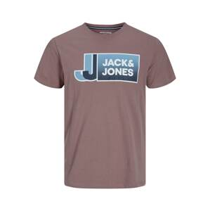Jack & Jones Junior Tričko 'LOGAN'  modrá / sivá / biela
