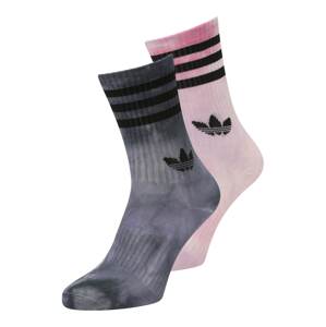 ADIDAS ORIGINALS Ponožky  sivá / ružová / čierna