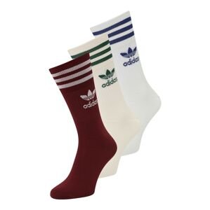 ADIDAS ORIGINALS Ponožky  béžová / zelená / burgundská / biela