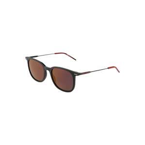 HUGO Slnečné okuliare '1203/S'  červená / čierna