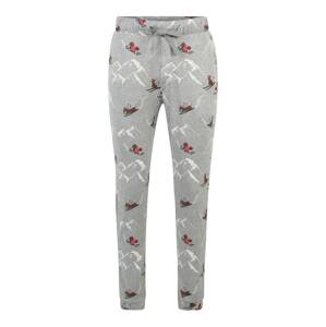 Gilly Hicks Pyžamové nohavice  sivá / zelená / červená / biela