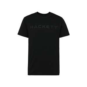 Hackett London Tričko 'ESSENTIAL'  antracitová / čierna