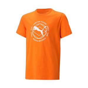 PUMA Tričko 'ACTIVE SPORTS'  oranžová / biela