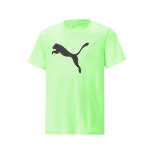 PUMA Funkčné tričko 'Active Sports'  neónovo zelená / čierna