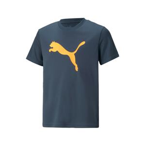 PUMA Funkčné tričko  modrosivá / žltá