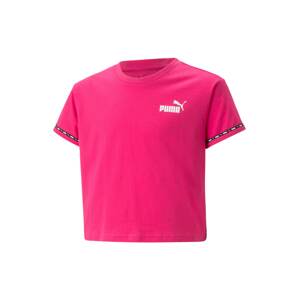 PUMA Funkčné tričko 'POWER'  ružová / čierna / biela