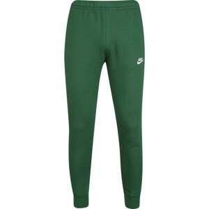 Nike Sportswear Nohavice 'Club Fleece'  tmavozelená / biela