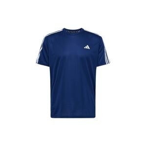 ADIDAS PERFORMANCE Funkčné tričko 'Train Essentials 3-Stripes '  tmavomodrá / biela
