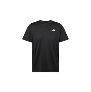 ADIDAS PERFORMANCE Funkčné tričko 'Sports Club Graphic'  béžová / čierna