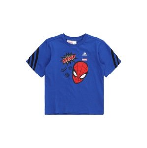 ADIDAS SPORTSWEAR Funkčné tričko 'Spider-Man'  tmavomodrá / červená / čierna / biela