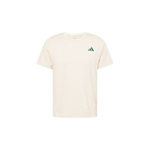 ADIDAS PERFORMANCE Funkčné tričko 'Sports Club Graphic'  krémová / smaragdová
